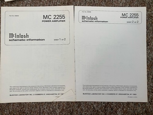 Vintage mcintosh mc2255 - vintage,