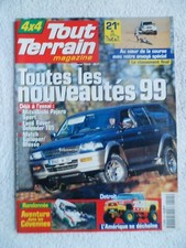 4X4 TOUT TERRAIN N°115 02/1999 MITSU PAJERO SPORT DEFENDER TD5 GALLOPER MUSSO 