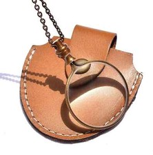 Loupe pendentif monocle - x,