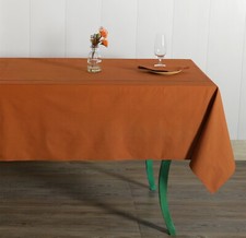 Pays Ferme Nappe En Coton Uni