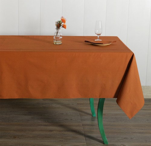 Pays ferme nappe coton uni - en,