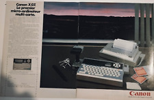 CANON X-07 Vintage Print Ad !! " Good  Computer "
