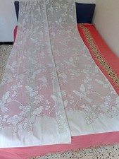 Rideaux anciens blanc en