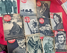 MAGAZINES ANCIENS MATCH DES ANNEES 40/39/ ET 2 J AI VU DE 1916/40