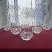 6 verres à whisky cristal