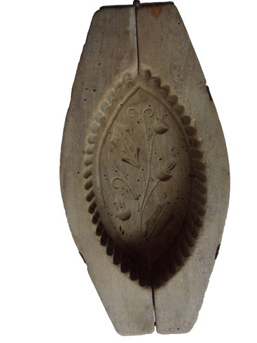 Ancien moule beurre bois - ancien, en