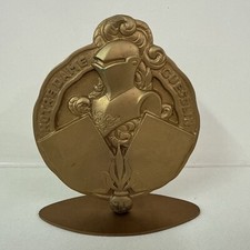 Médaille Plaque Présentoir Notre Dame Guesclin Chevalier Militaire