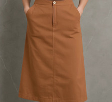 Jupe orange vintage taille