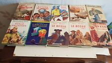COLLECTION  BIBLIOTHEQUE VERTE (8)  PLON  (2)   10 LIVRES AVEC JACQ JULES VERNE