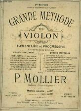 GRANDE METHODE DE VIOLON - ELEMENTAIRE ET PROGRESSIVE - METHODE COMPLETE EN 2
