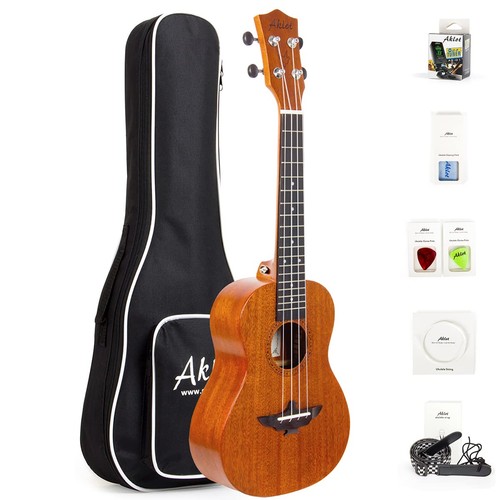Left handed concert ukulele - concert,