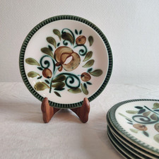 Assiettes À Dessert Service Argenteuil De Boch La Louvière 1968