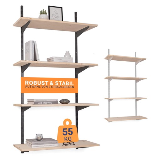 étagère murale anthracite - Étagère,