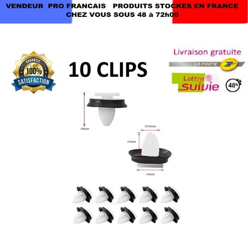 Clips peugeot citroen fiat - 10,