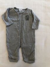Lot de 2 pyjamas combinaisons bébé sans pied gris 1 mois et 6 bodys 1 mois bout'