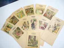 ANCIEN MENU ART NOUVEAU LOT DE 12