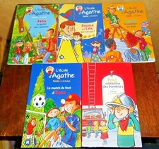 Lot Jeunesse 5 Livres L'Ecole d'Agathe Pakita / J.P. Chabot Dès 6 ans