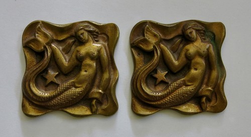 Sirene plaques en bronze - 2,
