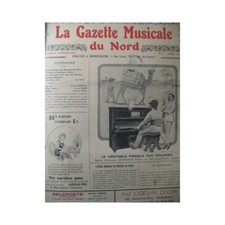 La Gazette Musicale du Nord Chant Piano 1922 à 1924