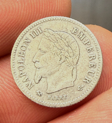 Centimes argent napoléon - 20,