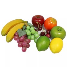 Lot de 12 faux fruits réalistes faits main pour rehausser toute esthétique