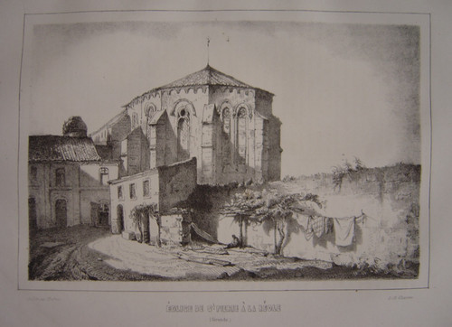 Lithographie église - , de