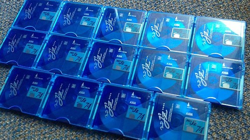 Minidisc axia z - minidisc, bleu