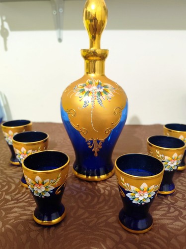 Ancien service liqueur - service,