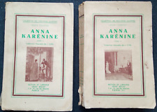 Anna Karénine Léon TOLSTOÏ tomes 1 et 2 éditions Henri Beziat 1936