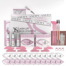 Kit rehaussement de cils Kit de lamination et de coloration des sourcils noir...
