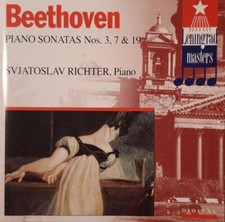Beethoven : Sonates pour piano n° 3, 7 & 19 / Sviatoslav Richter - CD