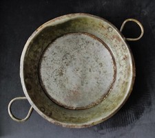 Ancien Plat Bassine En Cuivre