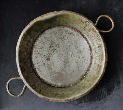 Ancien plat bassine cuivre - plat,