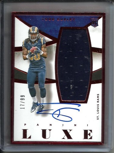 Todd gurley 2015 panini luxe - todd,