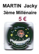 CAPSULE de  CHAMPAGNE  MARTIN Jacky  3ème Millénaire