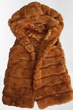 Veste Sans Manches  En Fausse Fourrure Camel  Hyper Douce T. M/L 