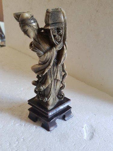 Ancienne statuette pierre - ancienne,