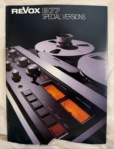 Revox b77 special versions - revox,