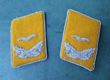 Epaulettes Pattes De Col  aviation pilote para Allemand WW2 Luftwaffe  casque