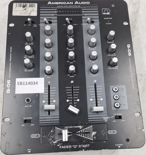 Mixeur american audio non - mixeur, q-d6