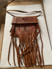 ancien petit sac en cuir avec