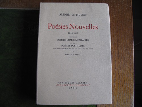 Alfred musset poésies - :,