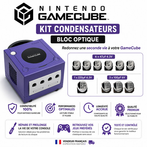 Kit condensateurs nintendo - kit,