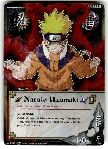 Naruto uzumaki foil - uzumaki,