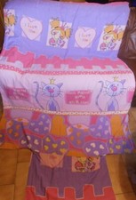 Parure housse de couette  pour lit 90 / 190 cm + taie assortie