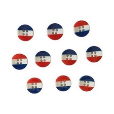 10 BOUTONS TRICOLORES / 4