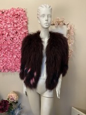 Manteau en fourrure de racoon Zadig et Voltaire Deluxe taille 36 Neuf