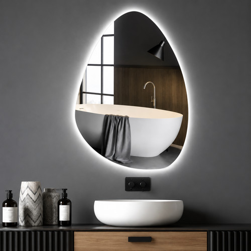 Miroir led salle - miroir, bain