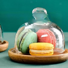 Dessert en verre à gâteau à