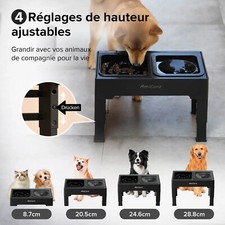 Gamelle surélevée pour chien